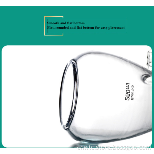 1000ml Borosilicate Filtering Flask: Lab Glassware for Filtration